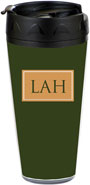 Preppy Plates - Personalized 16 oz. Tumbler (Tailored Moss)
