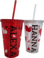 Personalized Acrylic Cups (Valentine's Day)