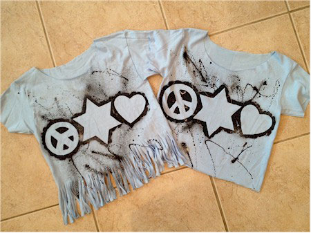 Personalized T-Shirts - Peace-Love-JewishStar