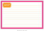 Boatman Geller - Custom Recipe Cards (Icon Monogram with Border) (10R-3+M004+i15+B02)