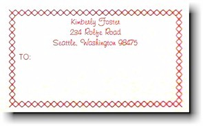 Chatsworth Shipping Labels - CH213