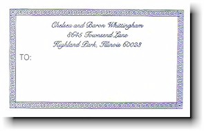 Chatsworth Shipping Labels - CH214