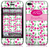 Covers (Skins) for cell phones, MP3 players, e-readers, laptops (Alpha Chi Omega - Flowers) (GOTGK-ACO-03)