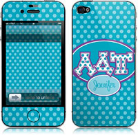 Covers (Skins) for cell phones, MP3 players, e-readers, laptops (Alpha Delta Pi - Applique Letters On Dots) (GOTGK-ADP-01)