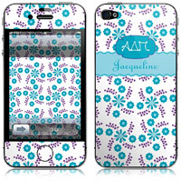 Covers (Skins) for cell phones, MP3 players, e-readers, laptops (Alpha Delta Pi - Flowers) (GOTGK-ADP-03)