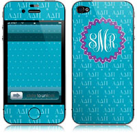 Covers (Skins) for cell phones, MP3 players, e-readers, laptops (Alpha Delta Pi - Letters Monogram) (GOTGK-ADP-05)