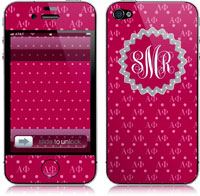 Covers (Skins) for cell phones, MP3 players, e-readers, laptops (Alpha Phi - Letters Monogram) (GOTGK-AF-05)