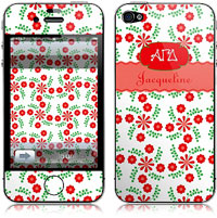Covers (Skins) for cell phones, MP3 players, e-readers, laptops (Alpha Gamma Delta - Flowers) (GOTGK-AGD-03)