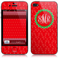 Covers (Skins) for cell phones, MP3 players, e-readers, laptops (Alpha Gamma Delta - Letters Monogram) (GOTGK-AGD-05)