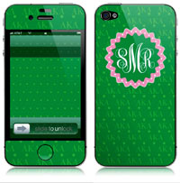 Covers (Skins) for cell phones, MP3 players, e-readers, laptops (Alpha Kappa Alpha - Letters Monogram) (GOTGK-AKA-05)