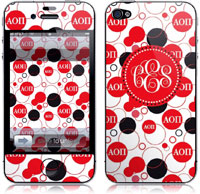 Covers (Skins) for cell phones, MP3 players, e-readers, laptops (Alpha Omicron Pi - Bubbles) (GOTGK-AOP-02)