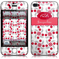 Covers (Skins) for cell phones, MP3 players, e-readers, laptops (Alpha Sigma Alpha - Flowers) (GOTGK-ASA-03)