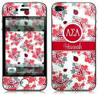 Covers (Skins) for cell phones, MP3 players, e-readers, laptops (Alpha Sigma Alpha - Lyre Swirl) (GOTGK-ASA-06)