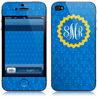 Covers (Skins) for cell phones, MP3 players, e-readers, laptops (Alpha Xi Delta - Letters Monogram) (GOTGK-AXD-05)