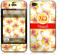 Covers (Skins) for cell phones, MP3 players, e-readers, laptops (Chi Omega - Lyre Swirl) (GOTGK-CO-06)