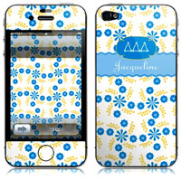 Covers (Skins) for cell phones, MP3 players, e-readers, laptops (Delta Delta Delta - Flowers) (GOTGK-DDD-03)