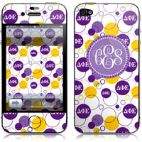 Covers (Skins) for cell phones, MP3 players, e-readers, laptops (Delta Phi Epsilon - Bubbles) (GOTGK-DFE-02)