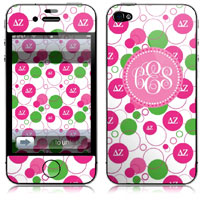 Covers (Skins) for cell phones, MP3 players, e-readers, laptops (Delta Zeta - Bubbles) (GOTGK-DZ-02)