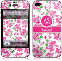 Covers (Skins) for cell phones, MP3 players, e-readers, laptops (Delta Zeta - Lyre Swirl) (GOTGK-DZ-06)