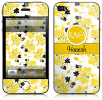Covers (Skins) for cell phones, MP3 players, e-readers, laptops (Kappa Alpha Theta - Lyre Swirl) (GOTGK-KAQ-06)