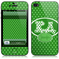 Covers (Skins) for cell phones, MP3 players, e-readers, laptops (Kappa Delta - Applique Letters On Dots) (GOTGK-KD-01)