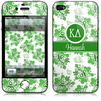 Covers (Skins) for cell phones, MP3 players, e-readers, laptops (Kappa Delta - Lyre Swirl) (GOTGK-KD-06)