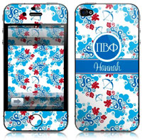 Covers (Skins) for cell phones, MP3 players, e-readers, laptops (Pi Beta Phi - Lyre Swirl) (GOTGK-PBF-06)