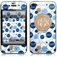 Covers (Skins) for cell phones, MP3 players, e-readers, laptops (Sigma Delta Tau - Bubbles) (GOTGK-SDT-02)