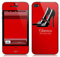 Covers (Skins) for cell phones, MP3 players, e-readers, laptops (Black Ball Shoe Red) (GOTSK-11571)
