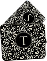 Cases for laptops & iPads - Black Khaki Swirl ()
