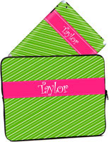 Cases for laptops & iPads - Fun Stripe - Grass Pink ()