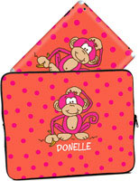 Cases for laptops & iPads - Hot Pink Monkey ()