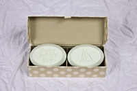 New Hope Soap - 2 Bar Soap Greetings (Happy Fathers Day - Sailboat) (SG10)