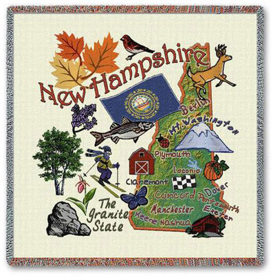 State Square Throws - New Hampshire