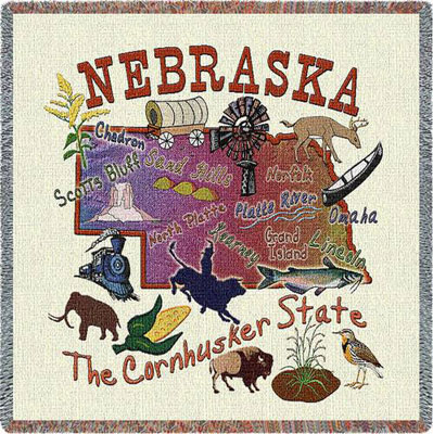 State Square Throws - Nebraska