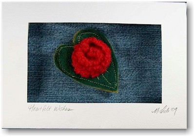 Another Creation by Michele Pulver - Heartfelt Greetings 5 Red