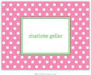 Boatman Geller - Custom Stationery/Thank You Notes (Polka Dot - Folded) (333+P25+A09)