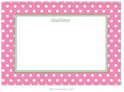 Boatman Geller - Custom Stationery/Thank You Notes (Polka Dot - Flat) (334+P25+A09)