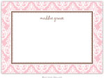 Boatman Geller - Custom Stationery/Thank You Notes (Madison Damask - Flat) (344+P11+A14)
