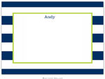 Boatman Geller - Custom Stationery/Thank You Notes (Awning Stripe - Flat) (384+P03+A12)