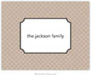 Boatman Geller - Custom Stationery/Thank You Notes (Basketweave - Folded) (553+P10+A06)