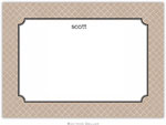 Boatman Geller - Custom Stationery/Thank You Notes (Basketweave - Flat) (554+P10+A06)