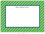 Boatman Geller - Custom Stationery/Thank You Notes (Kent Stripe - Flat) (594+P09+A03)