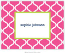 Boatman Geller - Custom Personalized Stationery (Ann Tile - Foldover Note) (403+P02+A12)