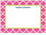 Boatman Geller - Custom Personalized Stationery (Ann Tile - Large Flat) (404+P02+A12)
