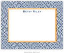 Boatman Geller - Custom Personalized Stationery (Greek Key - Small Flat) (452+P03+A15)