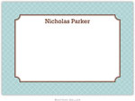 Boatman Geller - Custom Personalized Stationery (Basketweave - Large Flat) (554+P17+A14)