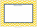 Boatman Geller - Custom Personalized Stationery (Chevron - Large Flat) (574+P08+A03)