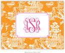 Boatman Geller - Custom Personalized Stationery (Chinoiserie - Foldover Note) (633+P15+A02)