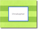 Boatman Geller Stationery - Green Rugby (#16311)